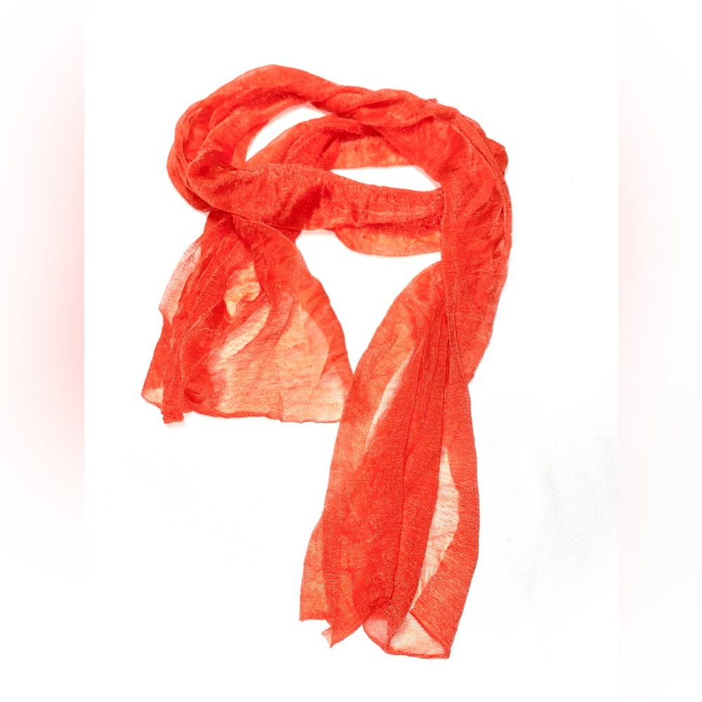 Red & Orange Iridescent Scarf - Picture 2 of 4